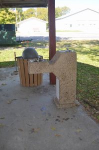 Drinking fountain at Varina City Park
