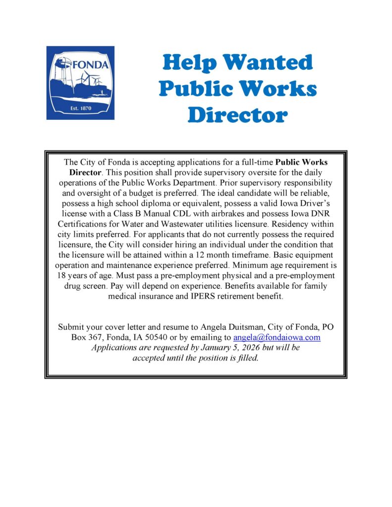 Public Works Director 2026