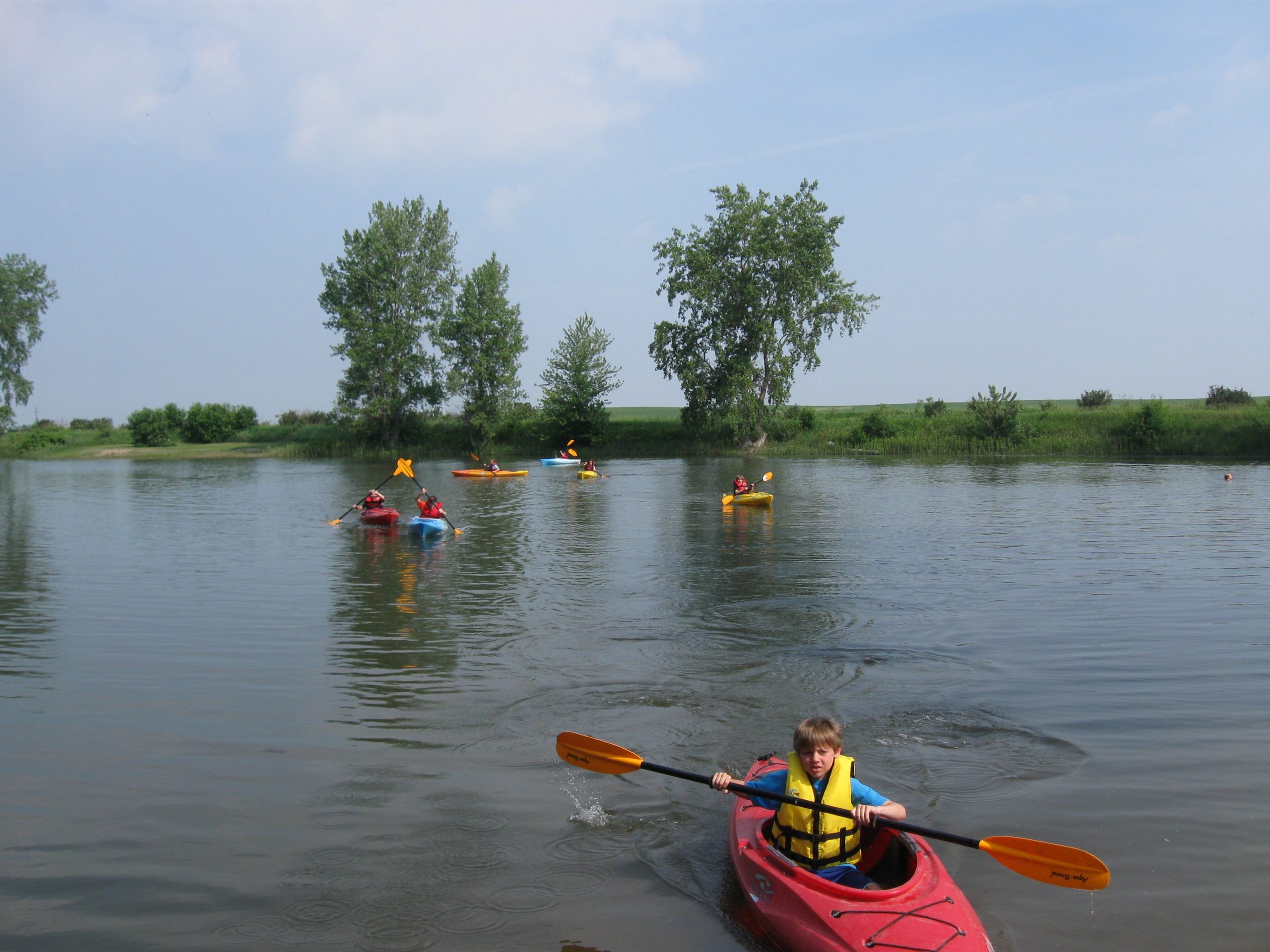 Kayaking at Meredith Park aka Plover Pit 2014